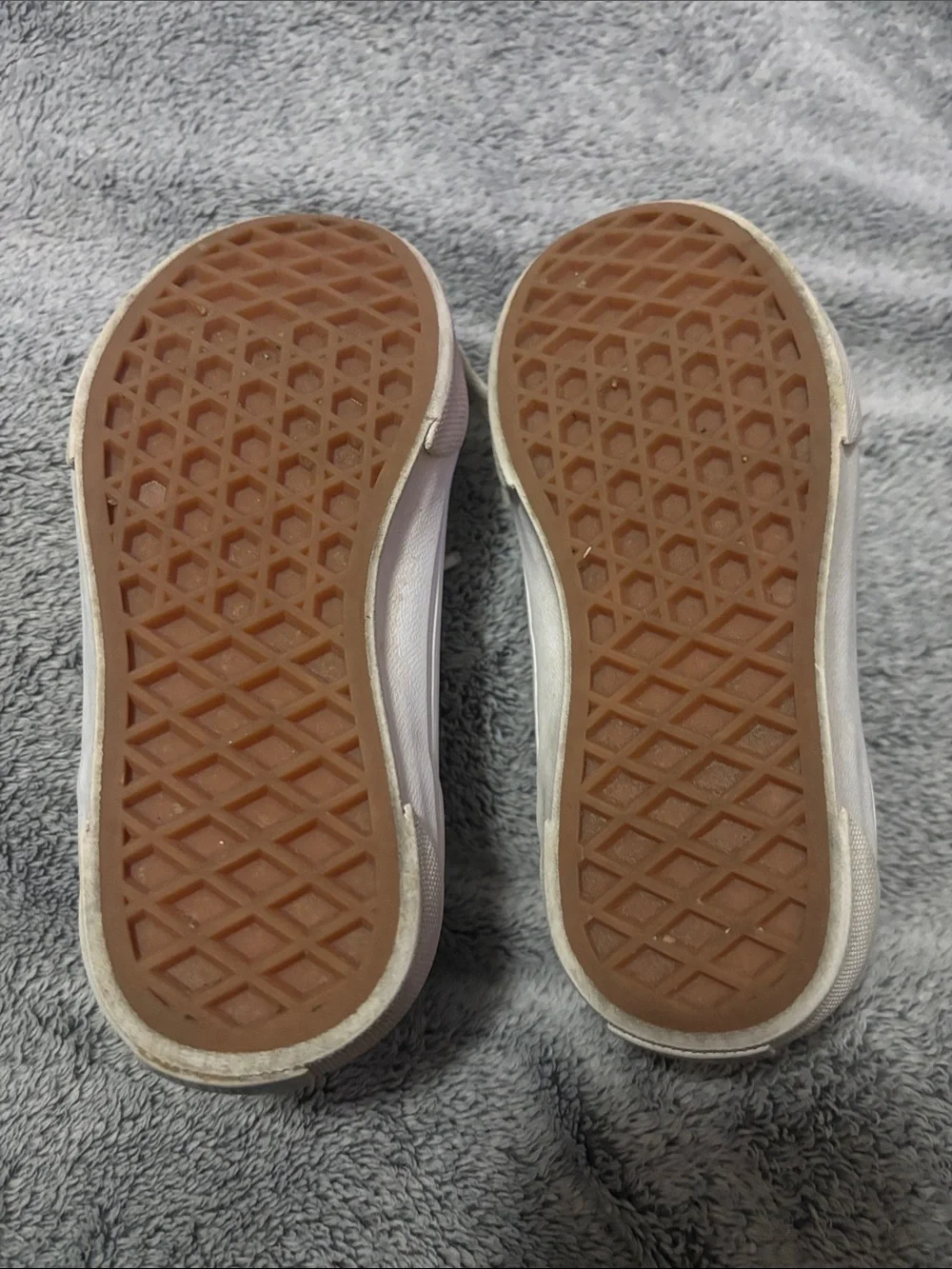 Vans Kids White Low-Top Lace-Up Sneakers